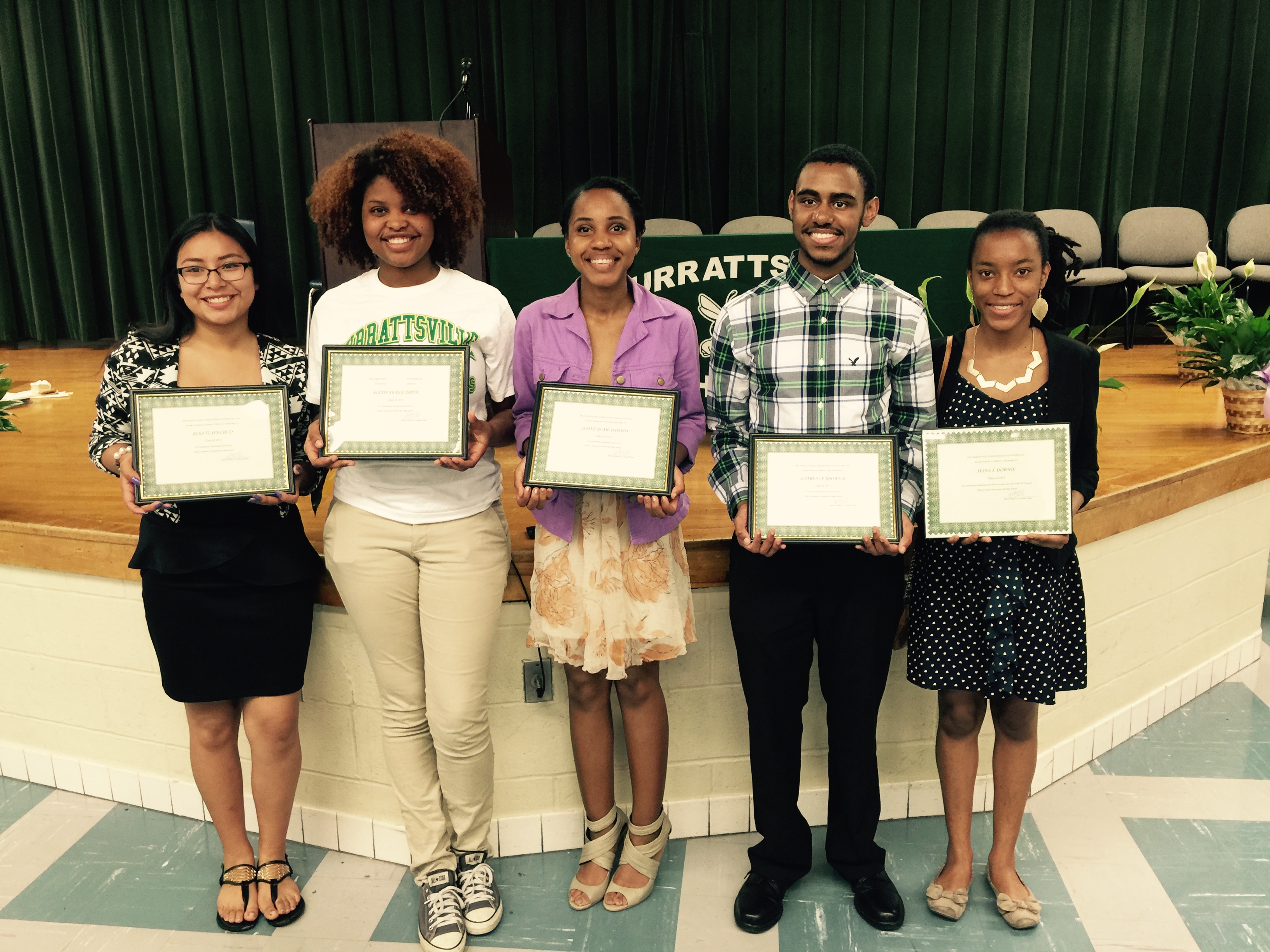 2015 Scholarship Recipients